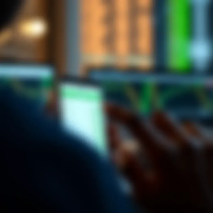 User navigating the ABR Trading App interface on a smartphone