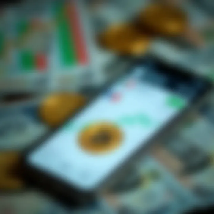 Mobile phone displaying a secure Bitcoin trading app interface with Nigerian currency symbols