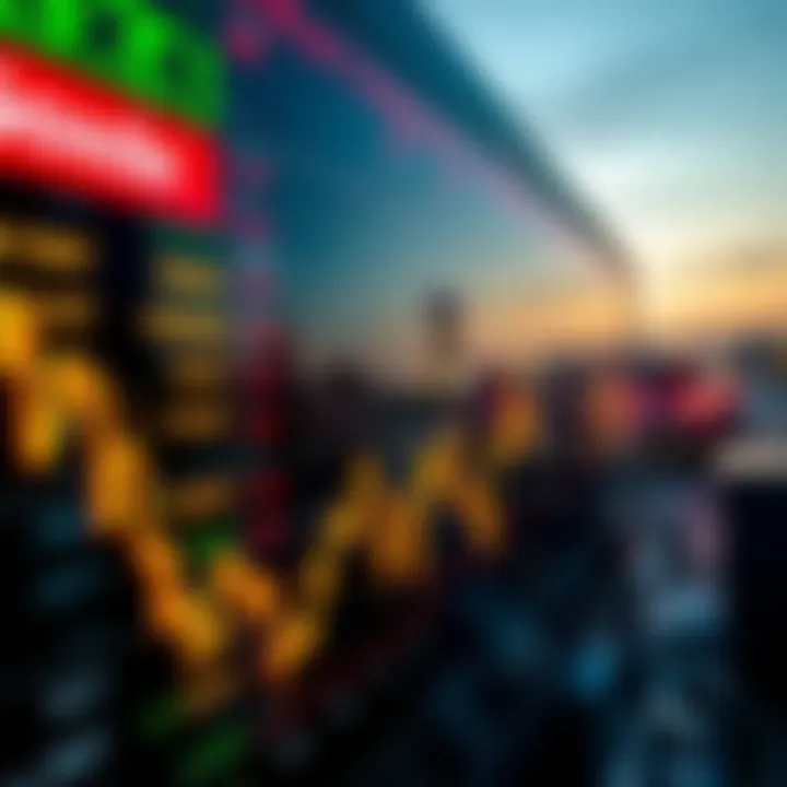 Currency Exchange Rates and Forex Market Overview Digital representation of currency exchange rates and forex market data