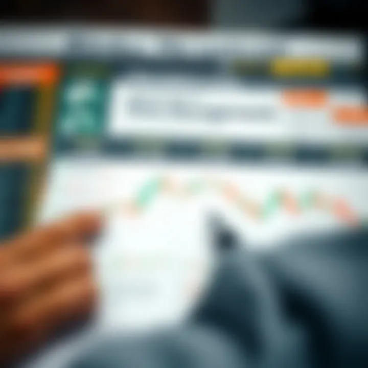 Chart depicting risk management techniques and strategic decision points in binary options