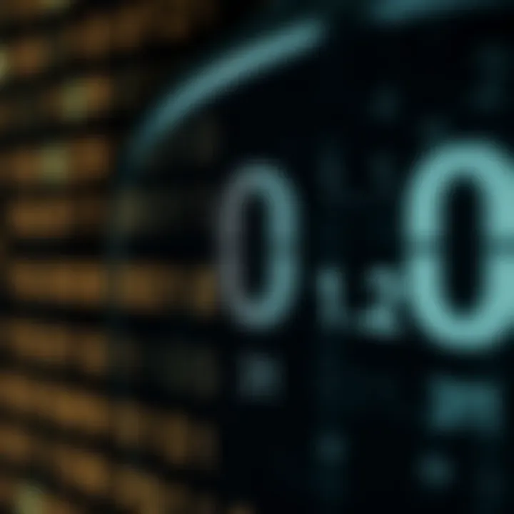 Binary code sequence showing all zeros representing the decimal value zero