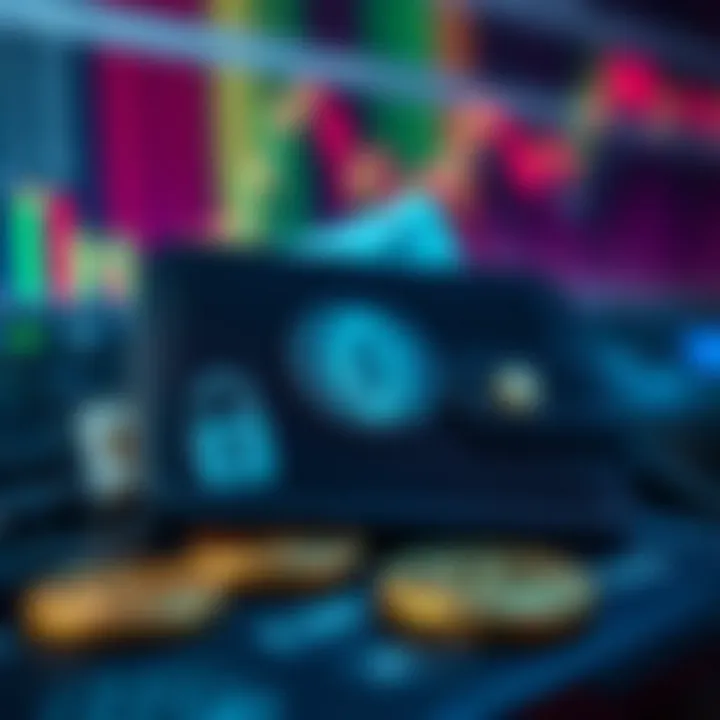 Graphic illustrating secure digital wallet with encryption icons and Nigerian currency symbols