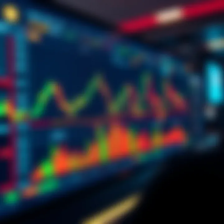 Digital interface showing automated crypto trading graphs and bot analytics