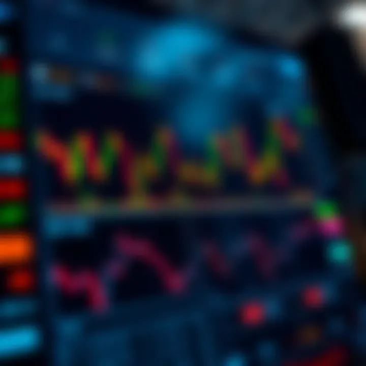 Dashboard displaying forex trading signals with currency charts and data analytics