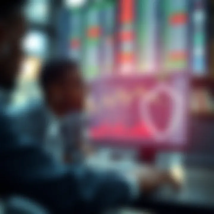 Illustration of a secure digital platform with regulatory compliance icons and trading tools