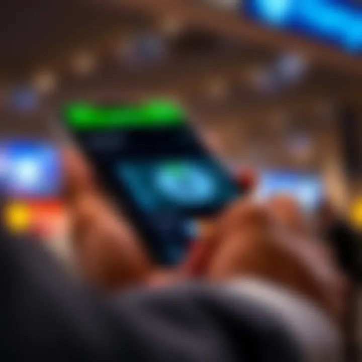 Mobile device displaying popular gift card trading app interface with Nigerian currency symbol