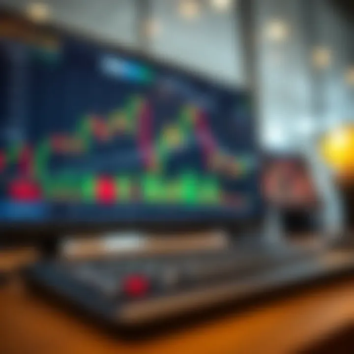 Interface of a forex trading platform showing currency pairs and trading charts