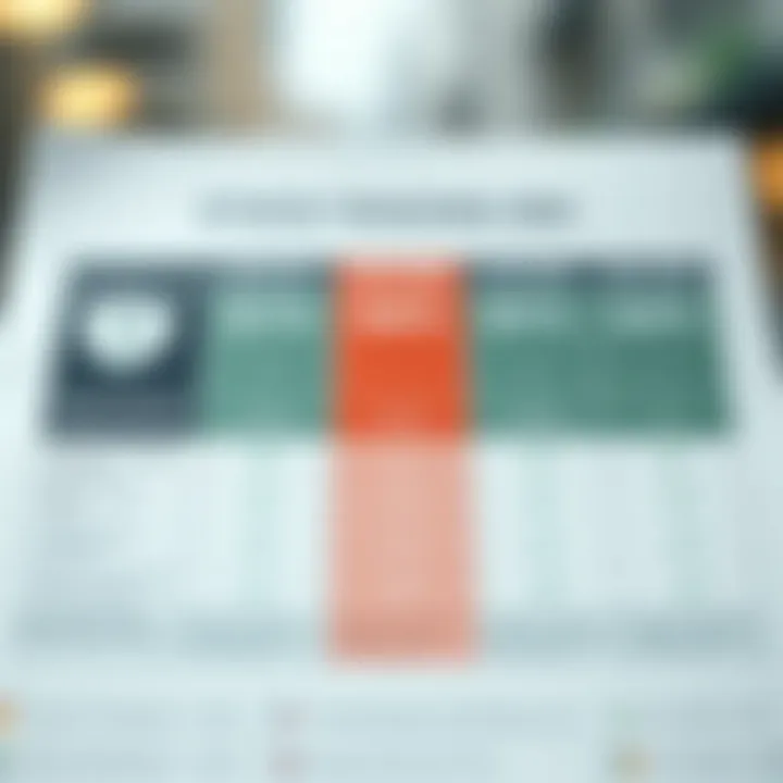 Comparison chart showing fees, security features, and usability ratings of popular stock trading platforms in Nigeria