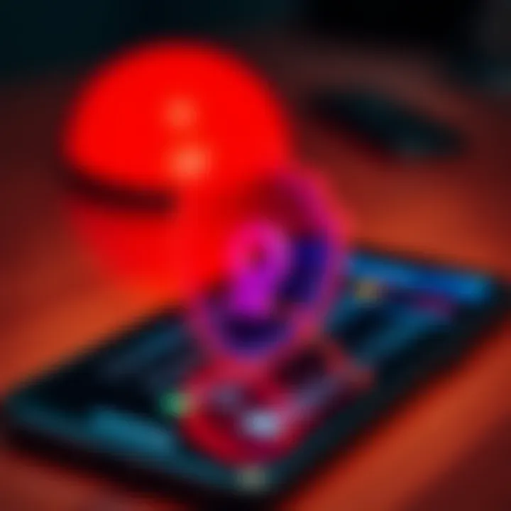 Security shield icon overlay on smartphone emphasizing protection in forex trading apps