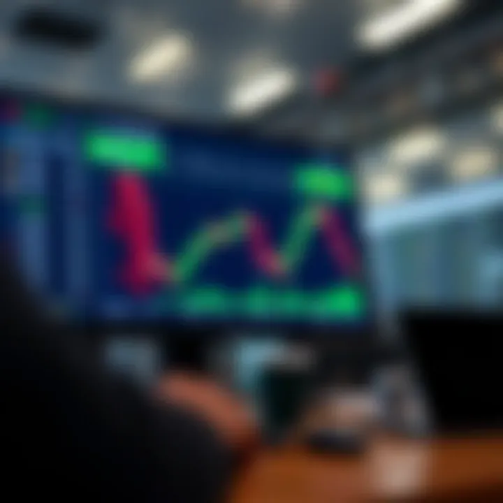 Illustration showing a secure digital trading platform interface highlighting binary options trading