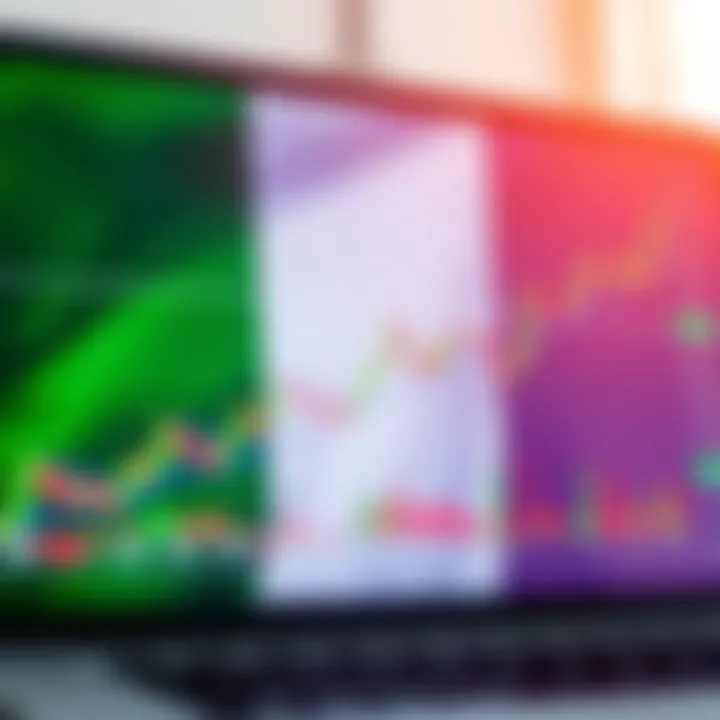 Digital chart showing binary options trading data with Nigerian flag background