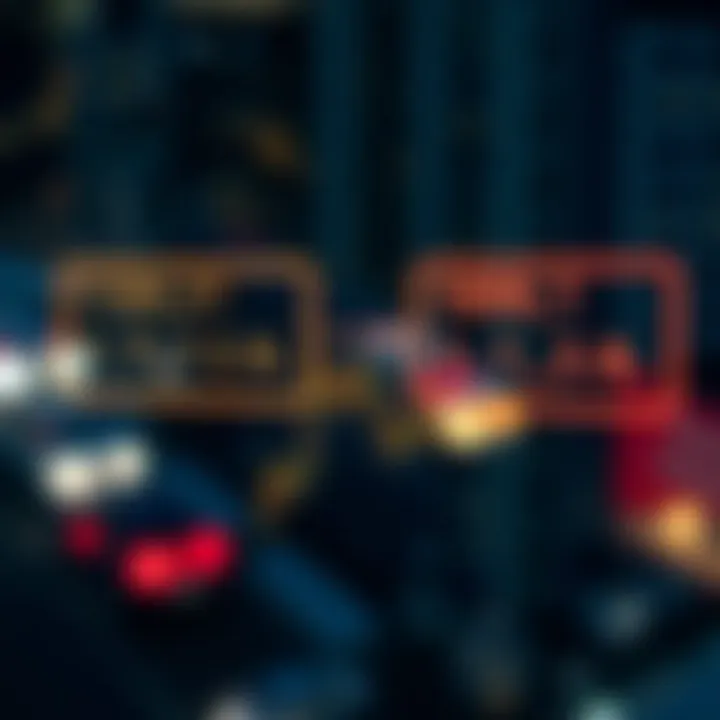 Illustration showing binary operation with sets and arrows connecting elements