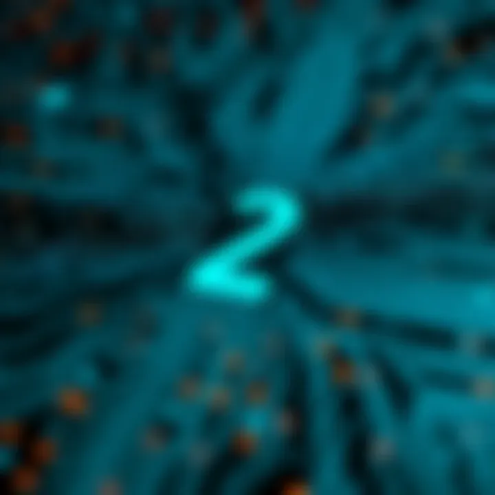 Digital circuit board illustrating the flow of zero in computing systems