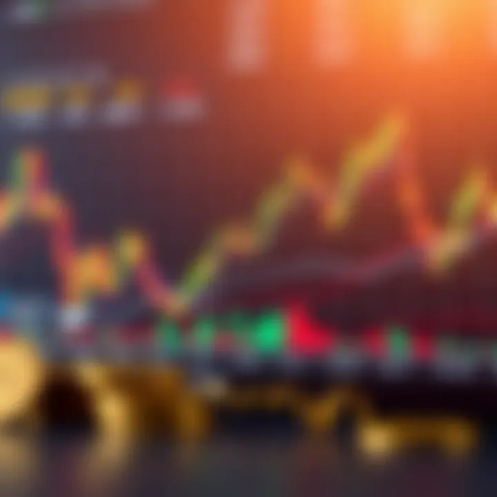 Graph showing different cryptocurrency trading strategies with a focus on South African market trends