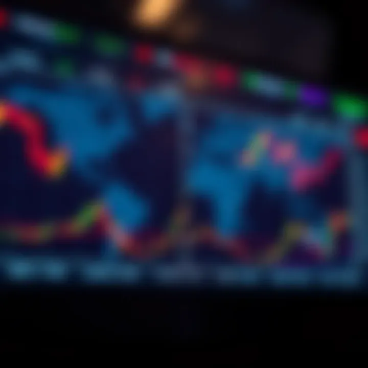 Illustration of currency pairs showing exchange rates between different world currencies