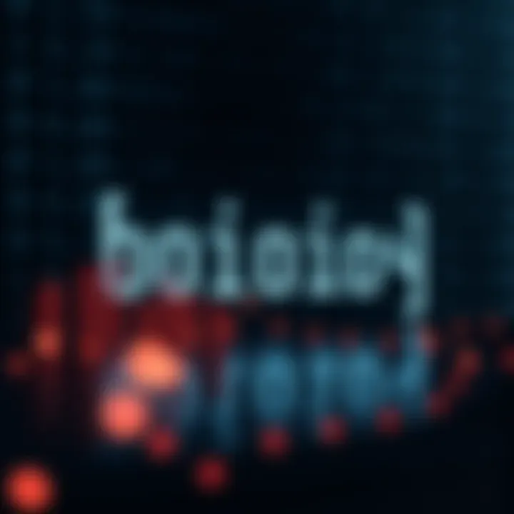 Abstract digital binary code forming an inspiring message on a dark background