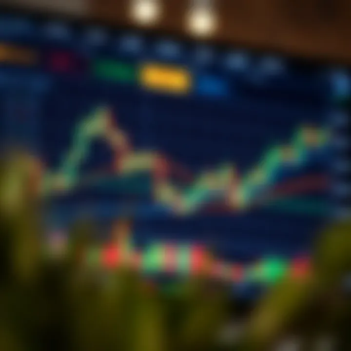 Chart combining popular forex indicators including MACD and Bollinger Bands highlighting entry and exit points