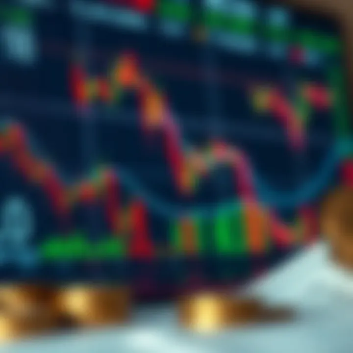 Illustration of currency pairs and financial graphs representing forex market choices for Nigerian traders