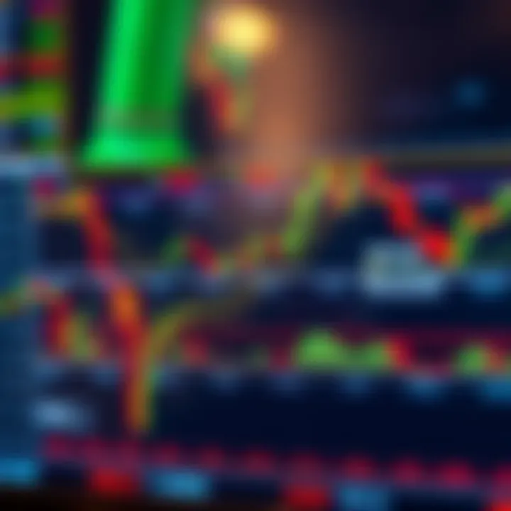 Diagram illustrating the structure of the forex market with currency pairs displayed on a digital trading platform