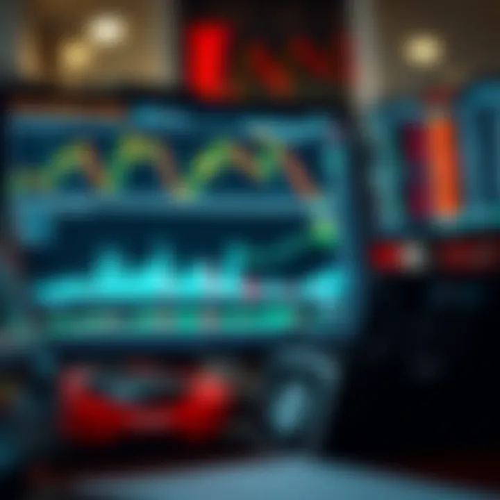 Visual representation of risk management strategies using charts and graphs tailored for forex traders in South Africa