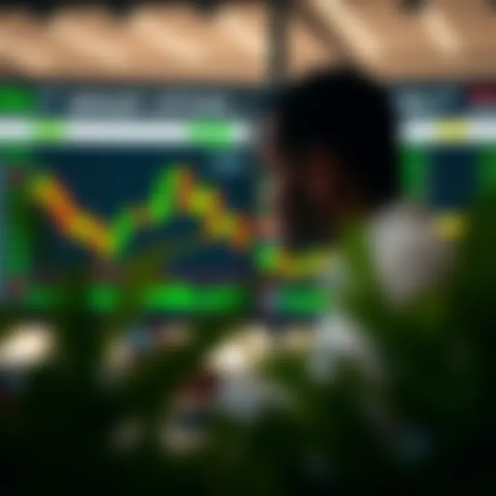 Graphic illustrating the transition from demo to live binary options trading emphasizing risk management and strategy