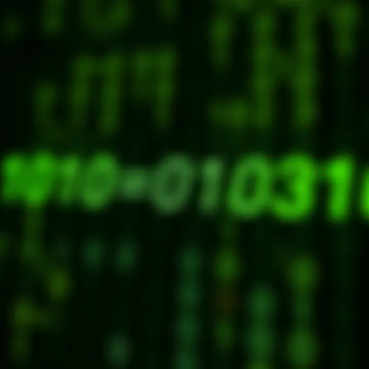 Visual example showing addition of two binary numbers with bitwise calculation