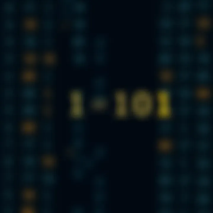 Diagram illustrating binary digits adding together resulting in a carry-over