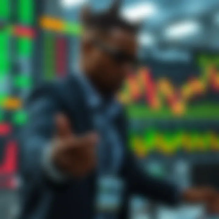 Visual representation of risk management strategies and performance analysis in binary options trading