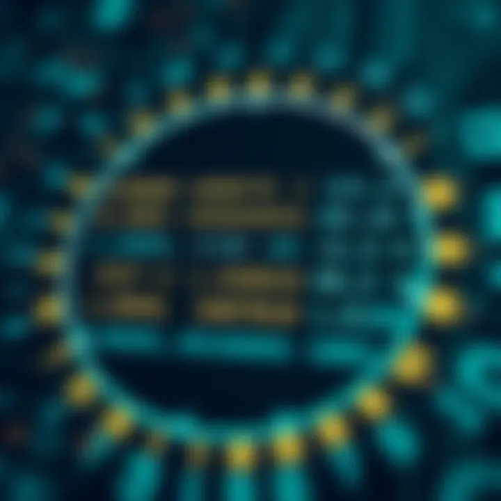 Diagram showing the conversion of binary numbers to computer instructions