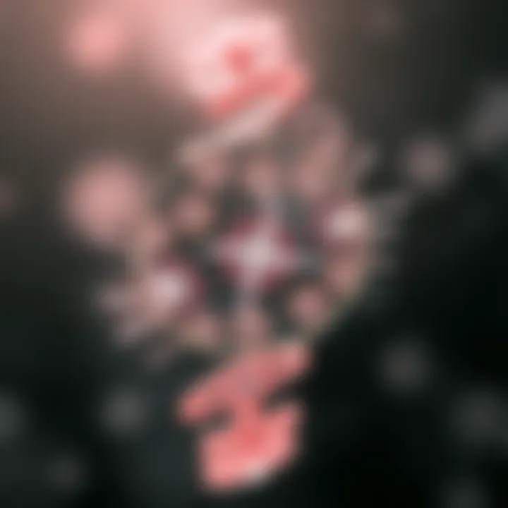 Illustration of various microorganisms that reproduce through binary fission