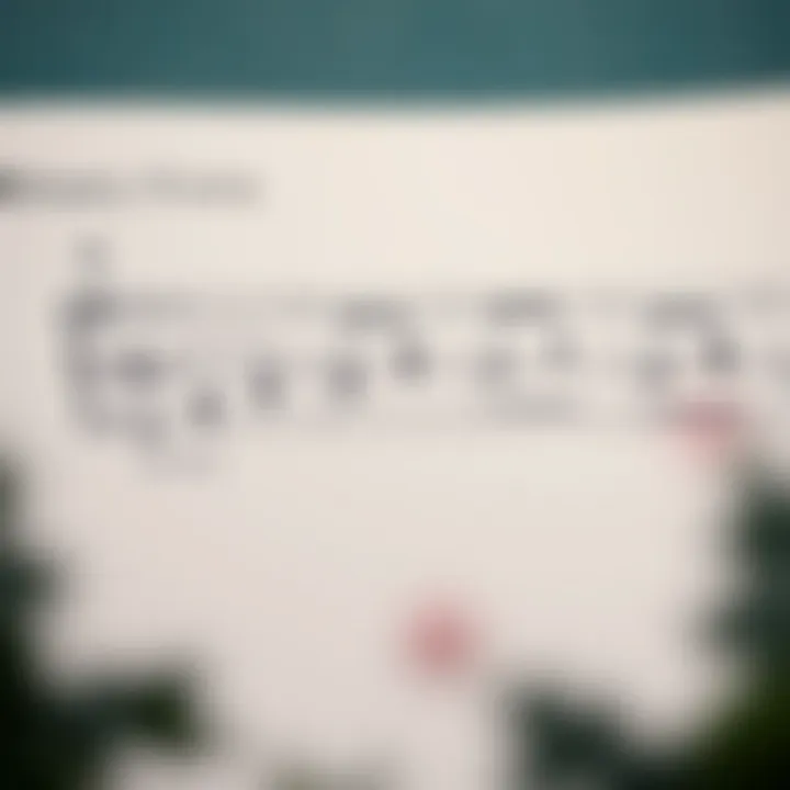 Musical notation showing the structure of binary form with two contrasting sections labeled A and B