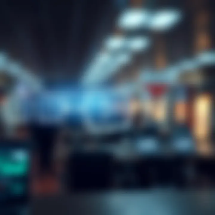 Diagram showing connection between user account and binary trading platform