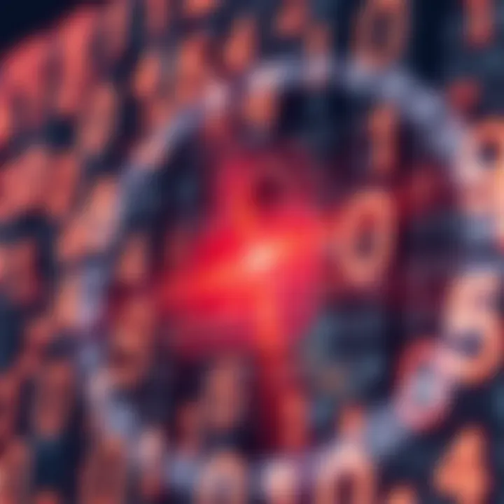 Conceptual graphic showing secure login mechanisms using binary code in network protocols