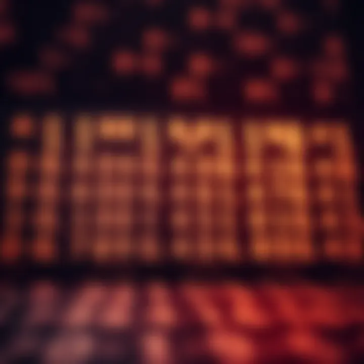 Visual representation of binary arithmetic operations including addition and subtraction using binary digits