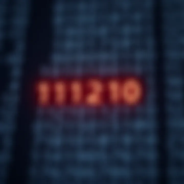 Diagram illustrating binary addition with carryover between digits