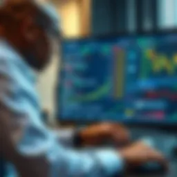 Engaging in Binary Options Trading Discussions Digital forum interface showing diverse discussions about binary options trading strategies