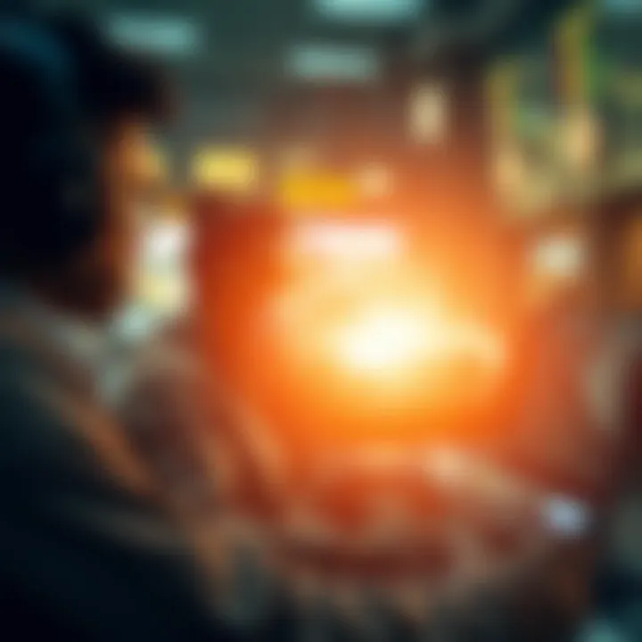 Conceptual illustration of secure online communication to avoid scams in trading forums