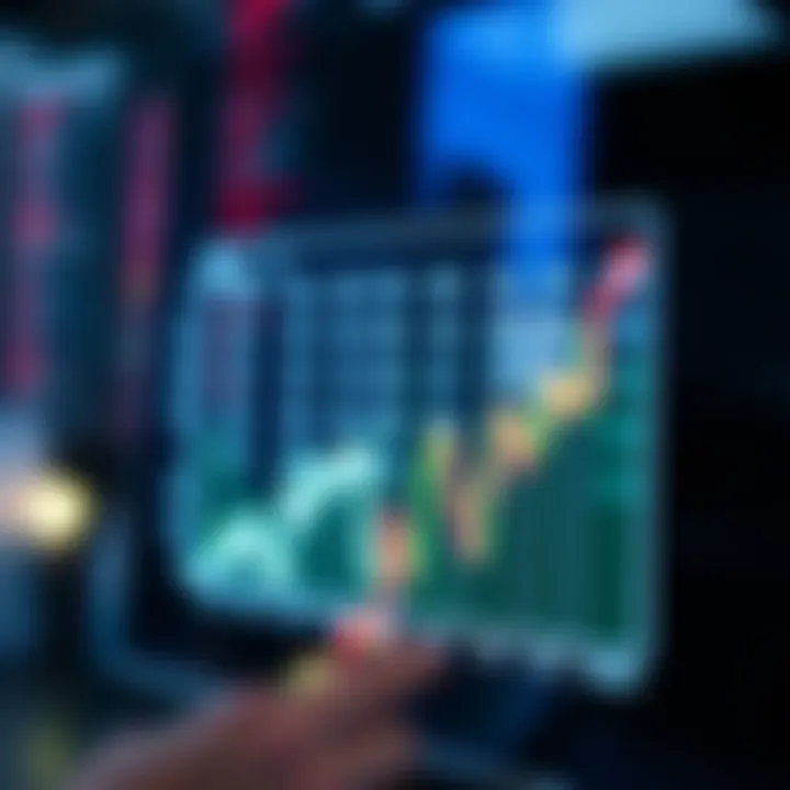 Graph showing the difference between binary quotes and traditional price quotations in financial markets