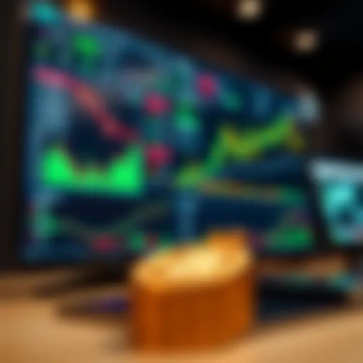 Dashboard displaying various cryptocurrency trading tools and indicators