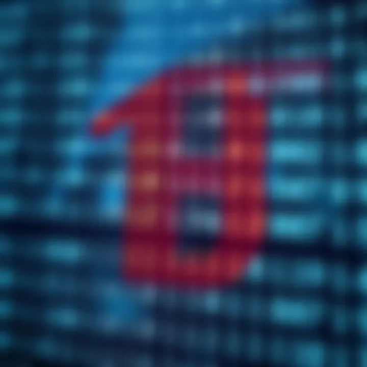 Diagram showing binary digits representing a decimal number