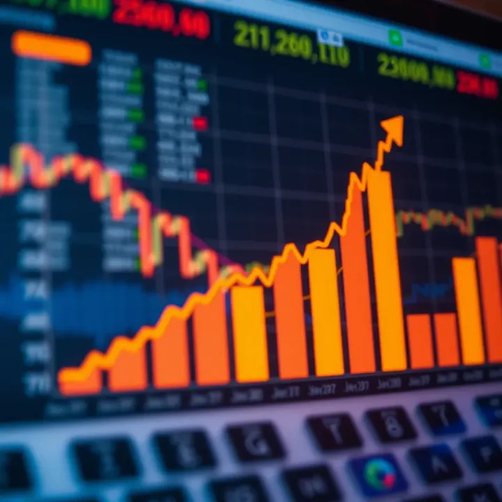 Strategic Trade Selection to Grow a Forex Account Responsibly Graph illustrating gradual growth of a forex trading account using strategic trade selection
