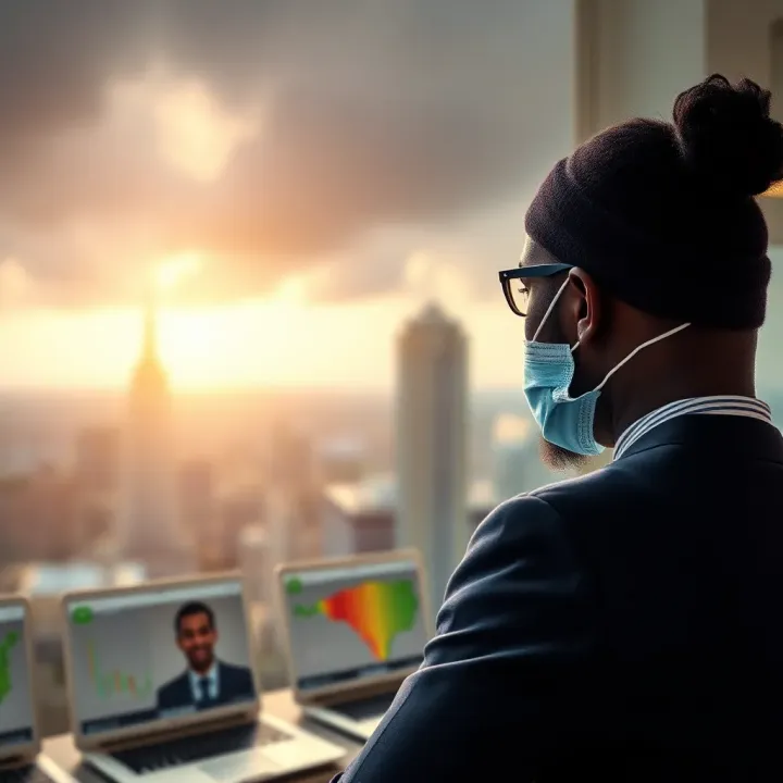 Advancing Careers through Risk Management Certification in Nigeria Conceptual illustration of career growth and professional development in risk management within Nigeria's economic landscape