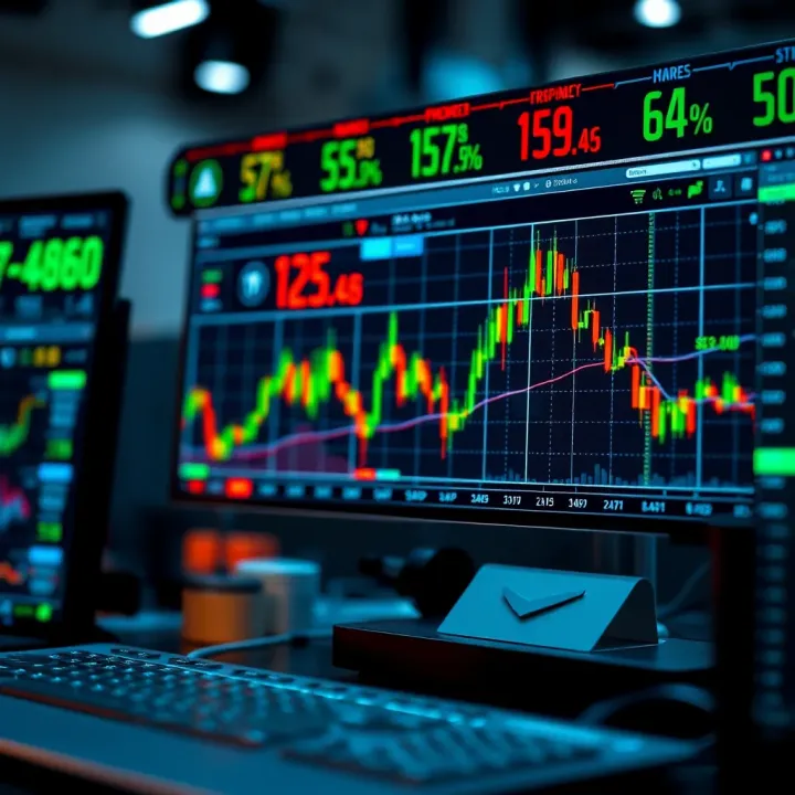 Automated Forex Risk Management and Strategy Integration Visualization of risk management in forex trading with automated systems balancing profit and loss indicators