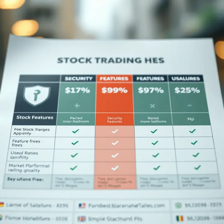 Comparison of Key Features in Nigerian Stock Trading Apps Comparison chart showing fees, security features, and usability ratings of popular stock trading platforms in Nigeria