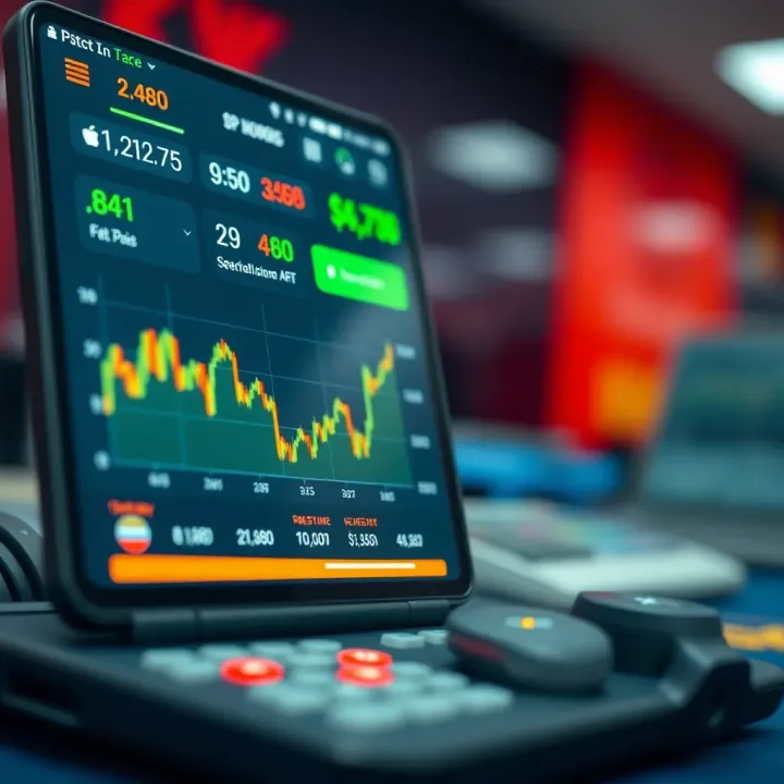 User-friendly interface of a leading Nigerian stock trading app displaying real-time stock prices and portfolio summary