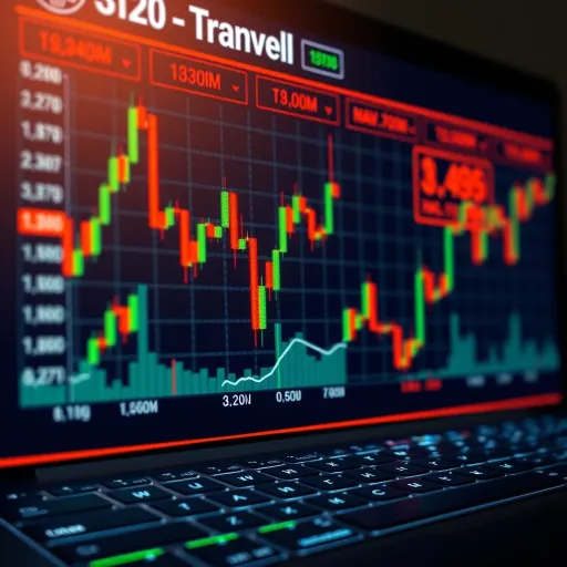 Currency Exchange Trends in Forex Trading Currency exchange chart displaying forex market trends and data