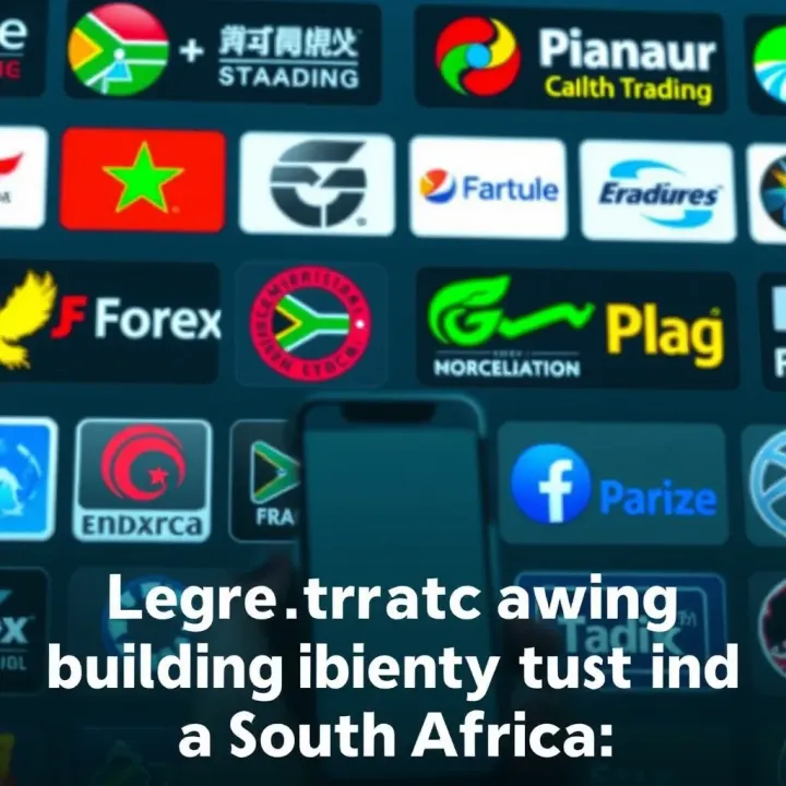 Forex Trading Logos Building Brand Identity and Trust in South Africa Various forex trading logos emphasizing brand identity and trust in South African market