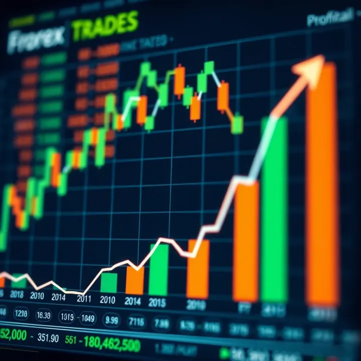 Graph showing upward trend in Nigerian forex market profitability