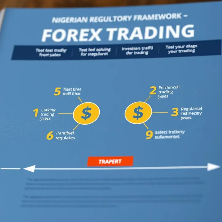 Graphic depicting the Nigerian financial regulatory environment overseeing forex trading activities