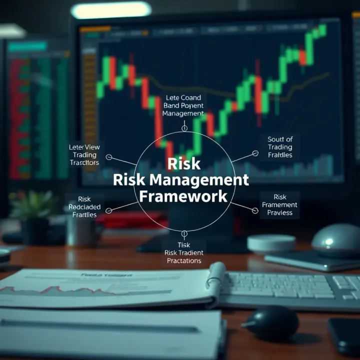 Forex Trading Plan and Risk Management Framework Conceptual diagram illustrating key components of a forex trading plan and risk management